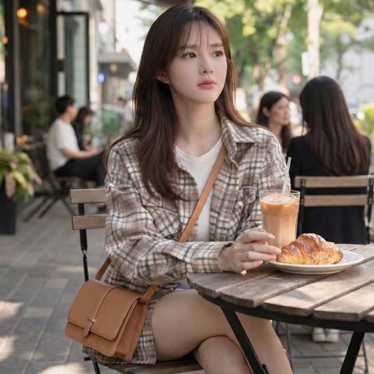 Flap Mini Bag|Brown. by altbison